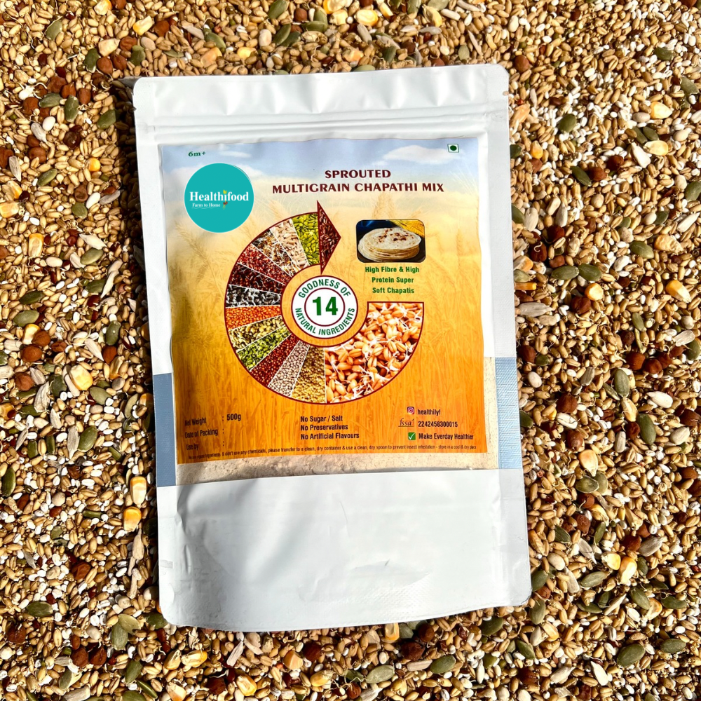 Sprouted Multigrain Chapati Mix (Protein rich & gut friendly) - Image 5